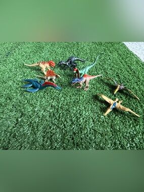 Mattel Jurassic World Minis Carnivore & Flying Reptile Lot of 8 T-Rex Indoraptor
